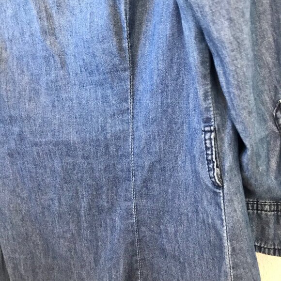 Ci Sono Denim Collection Women's Button Front Blue Jean Denim Dress.‎ Size S - Picture 7 of 11